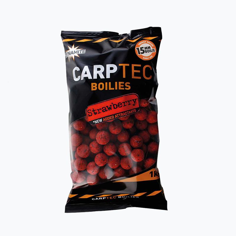 Dynamite Baits Carptec Strawberry carp boilies red ADY041166