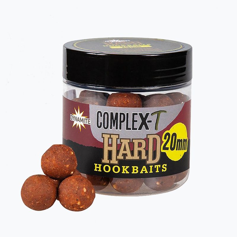 Dynamite Baits Complex-T Hard Hookbaits 20mm brown carp hookbaits ADY041571