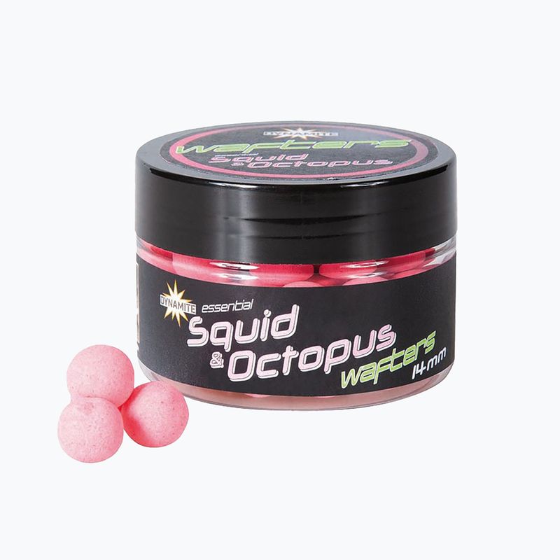 Dynamite Baits Fluoro Wafters Squid & Octopus pink carp dumbells bait ADY041600