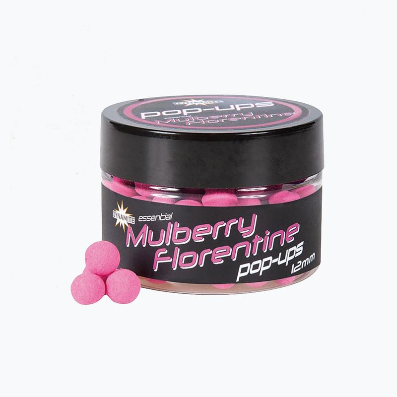 Dynamite Baits Essential Mulberry Florentine Pop Ups pink carp float balls ADY041614