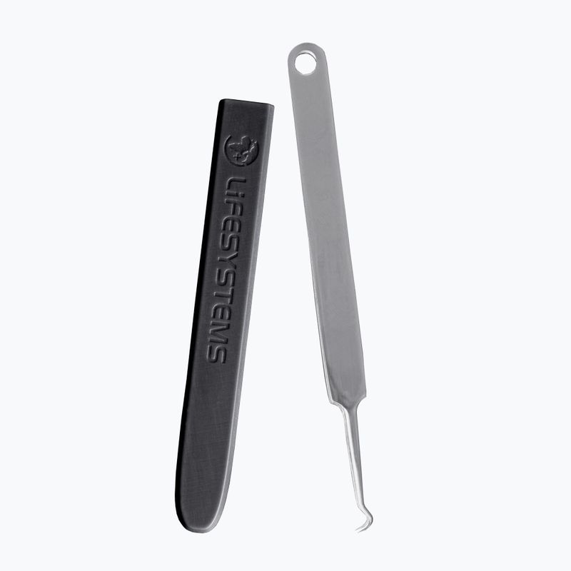 Lifesystems Trick Tweezers silver LM6580 tick removal tweezers