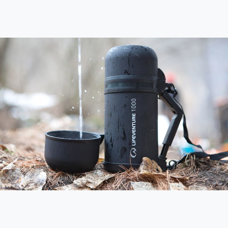 Lifeventure TiV Widemouth Vacuum Flask 1000 ml dark grey 5