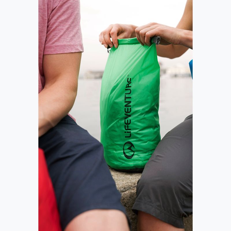 Lifeventure Ultralight Dry 10 l waterproof bag green 4