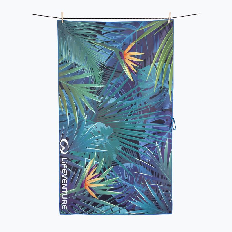 Lifeventure Recycled SoftFibre Trek quick-dry towel tropical 2