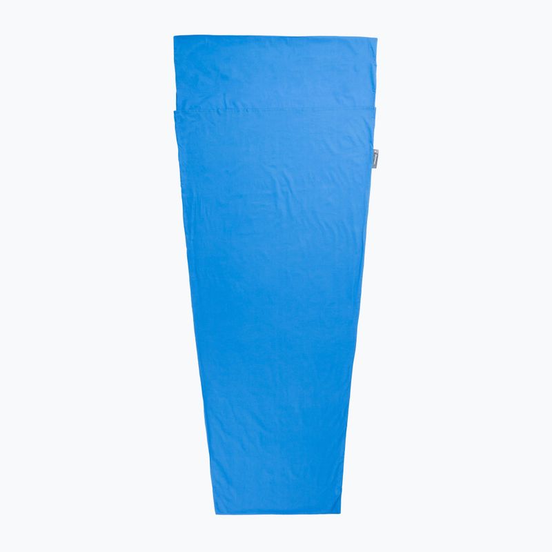 Lifeventure Cotton Sleeping Bag Liner Mummy blue
