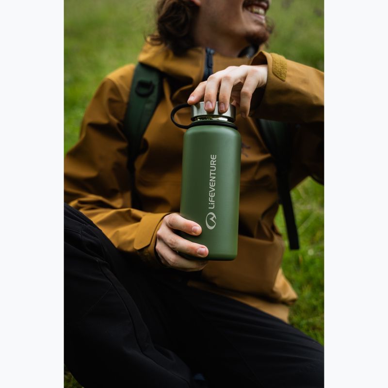 Lifeventure Stainless Steel Flask 1000 ml khaki thermal bottle 4
