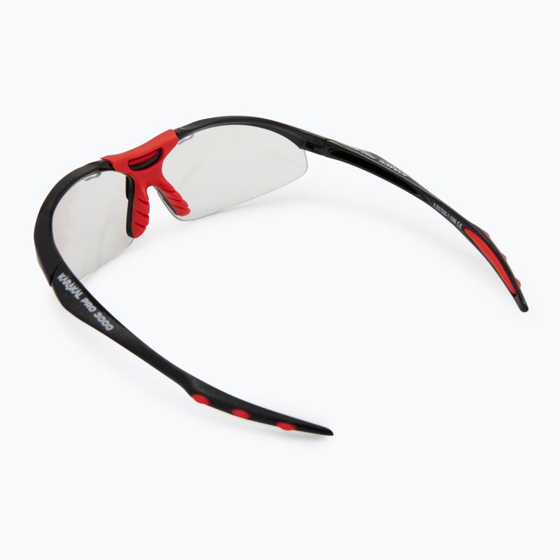 Squash glasses Karakal Pro 3000 black/red 2