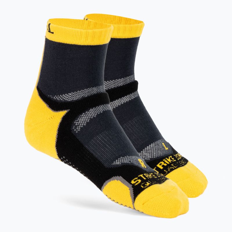 Karakal X4 Ankle tennis socks black/yellow KC530