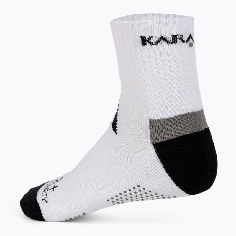 Karakal X2+ Ankle tennis socks white and black KC534 2