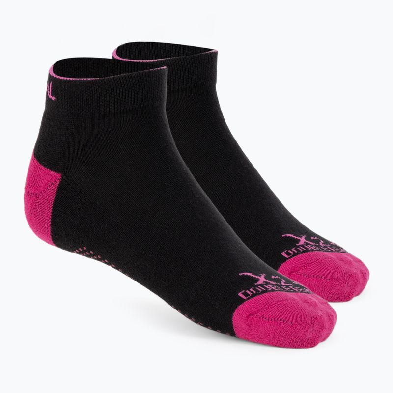 Women's tennis socks Karakal X2+ Trainer black/pink KC538