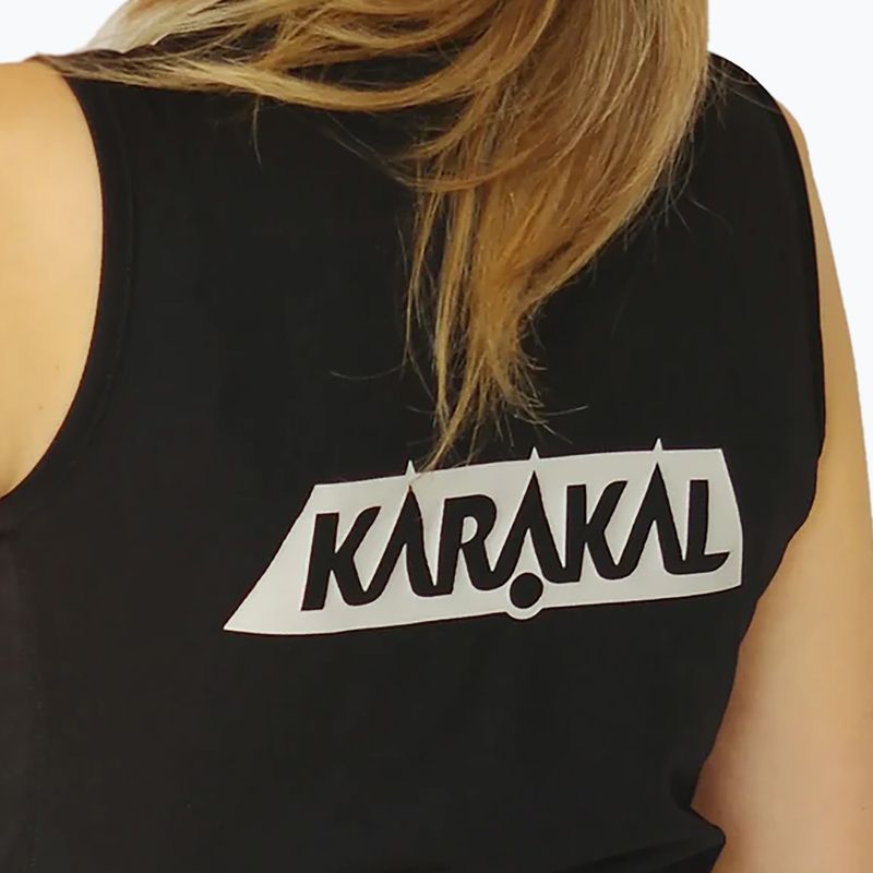 Women's tennis shirt Karakal Pro Tour Vest black KC5426 3