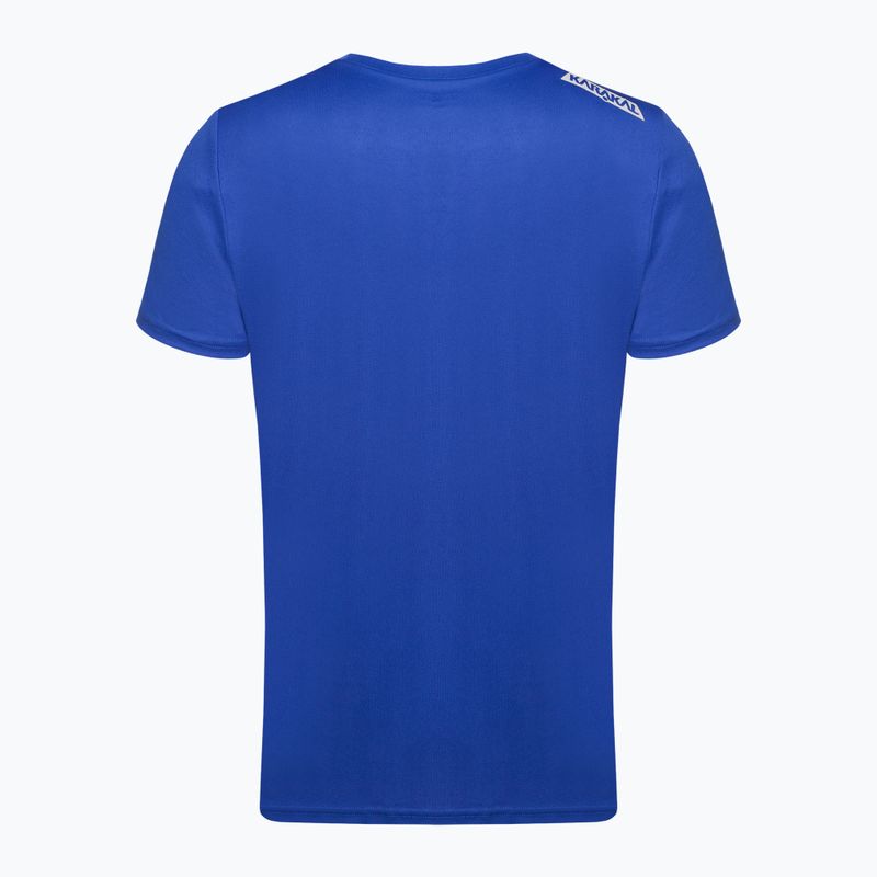 Men's tennis shirt Karakal Training Tee blue KC8064 4