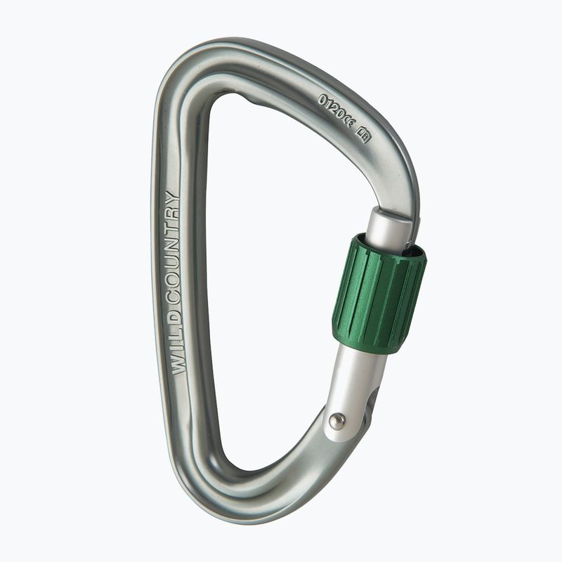 Wild Country Eos gunmetal/green carabiner