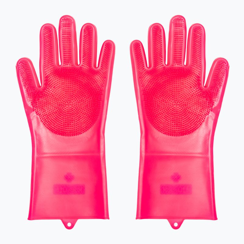 Muc-Off Deep Scrubber Gloves pink bike cleaning gloves 3