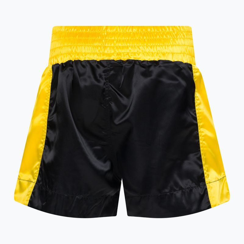 Everlast Muay Thai training shorts black and gold EM6 2