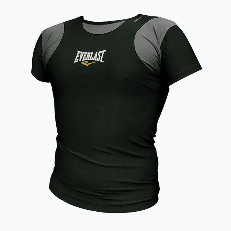 Everlast men's short sleeve rashguard black/grey 4429