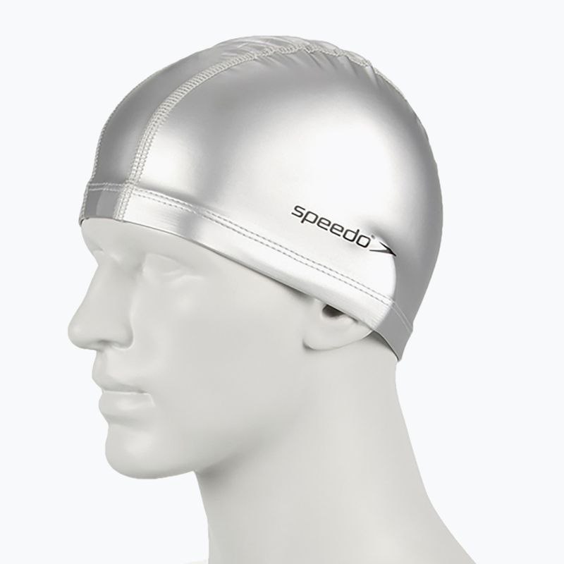 Speedo Pace silver swimming cap 8-720641731 3