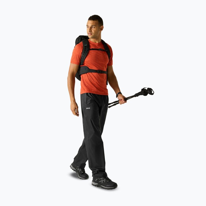Men's trousers with membrane REGATTA Pack It Overtrousers black 2