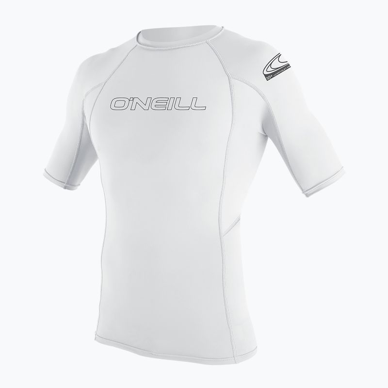Men's swim shirt O'Neill Basic Skins Rash Guard white