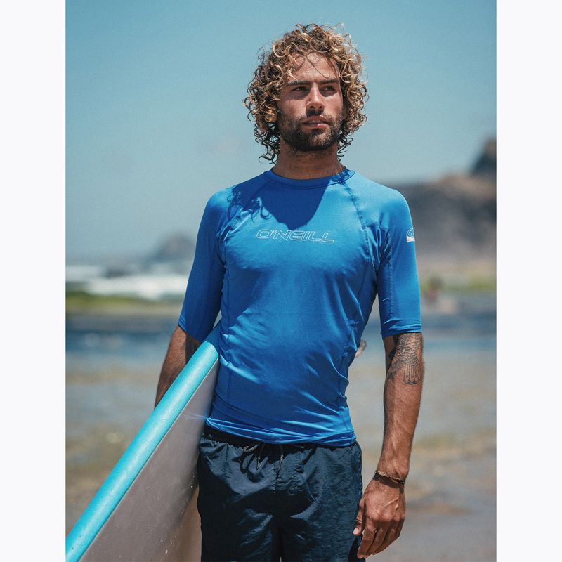 Men's O'Neill Basic Skins Rash Guard pacific swim shirt 4