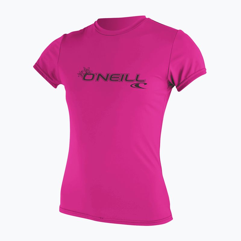 Women's swim shirt O'Neill Basic Skins Sun Shirt fox pink