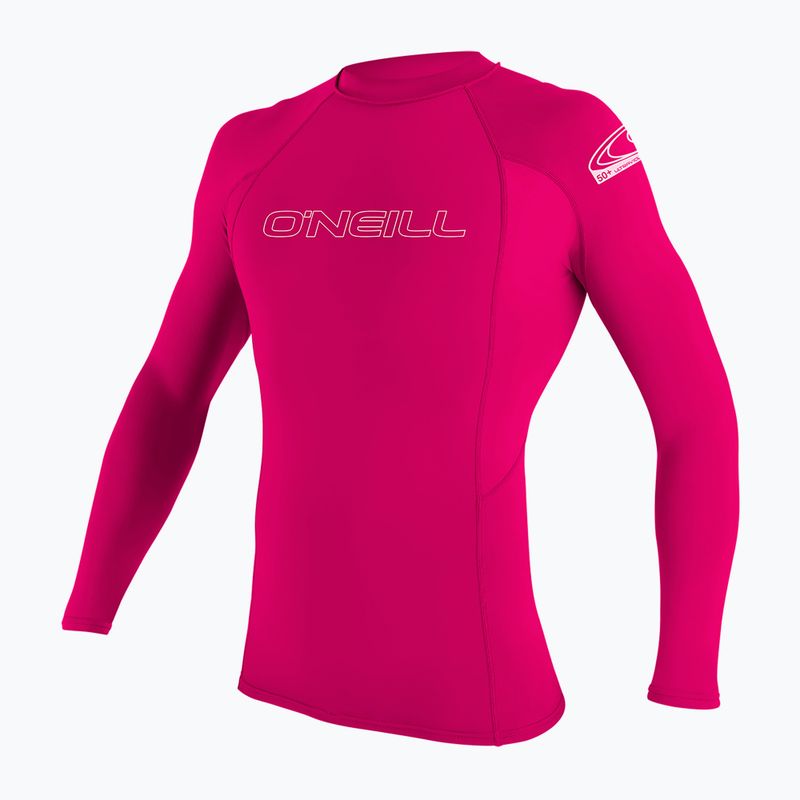 Children's swimming longsleeve O'Neill Basic Skins LS Rash Guard watermelon