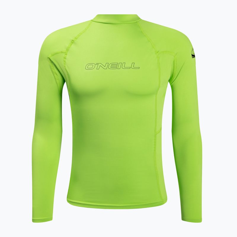 Men's O'Neill Basic Skins lime green swim shirt 3342