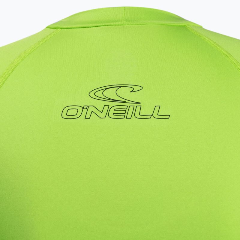 Men's O'Neill Basic Skins lime green swim shirt 3342 4