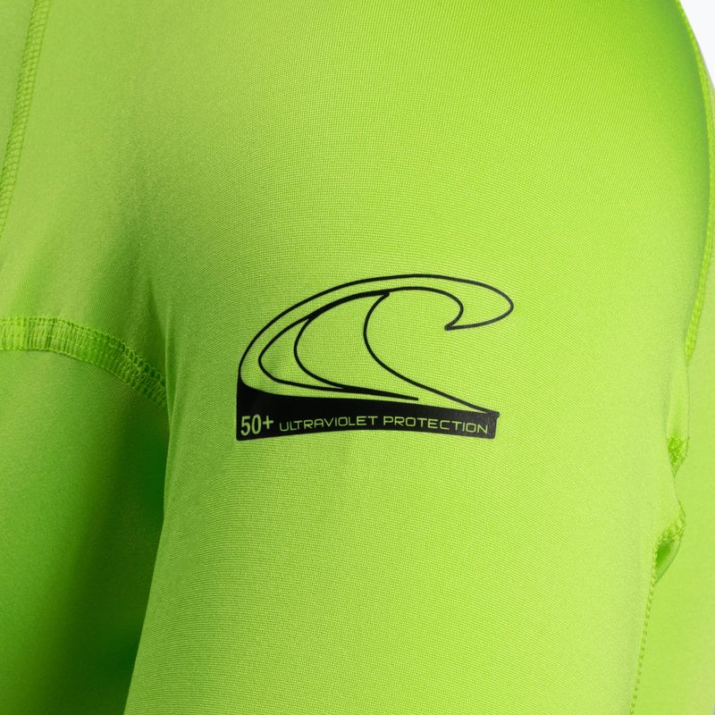 Men's O'Neill Basic Skins lime green swim shirt 3342 5