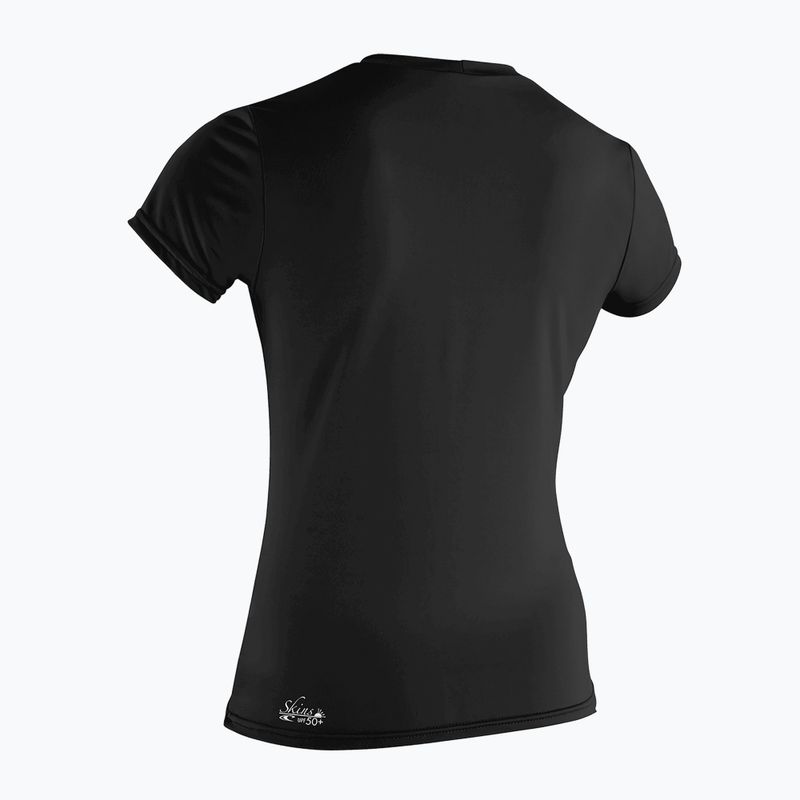 Women's swim shirt O'Neill Basic Skins Sun Shirt black 2