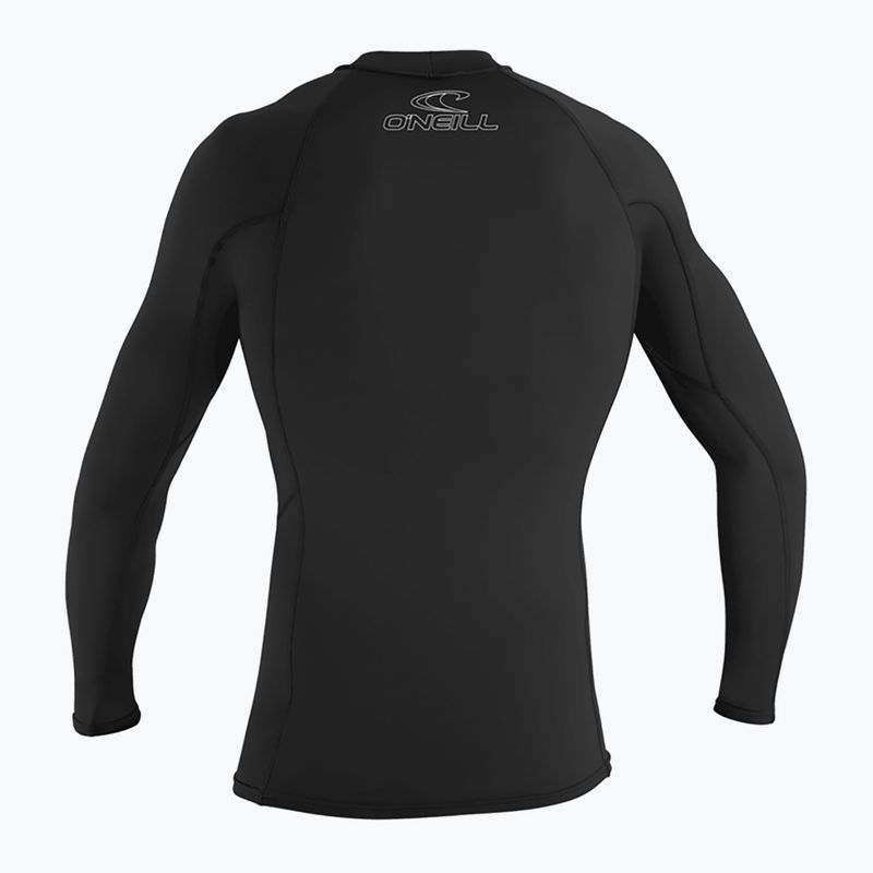 Men's O'Neill Basic Skins Rash Guard swim shirt black 3342 2