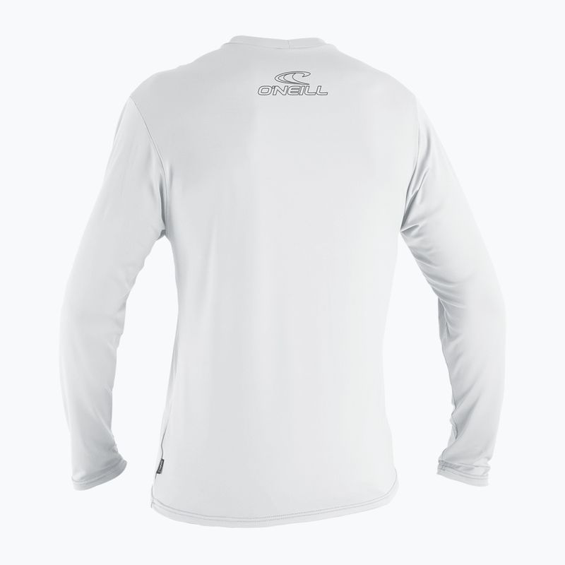 Men's swimming longsleeve O'Neill Basic Skins Sun Shirt white 2