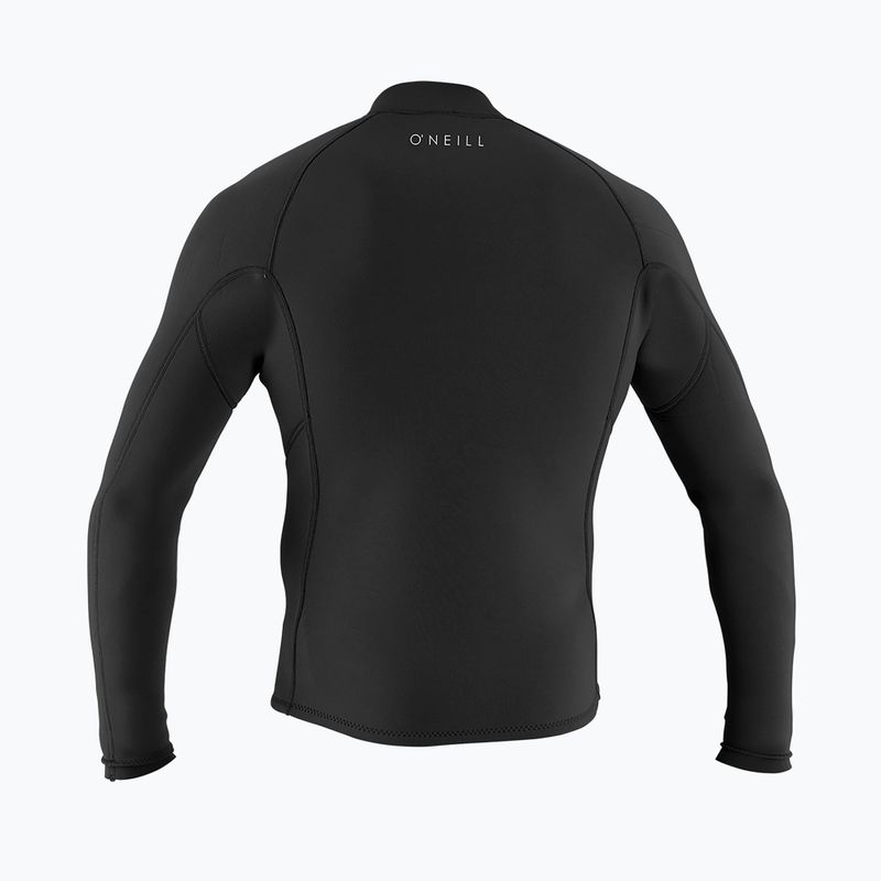 Men's Neoprene Jacket O'Neill Reactor-2 1.5 mm Front Zip black/black 2