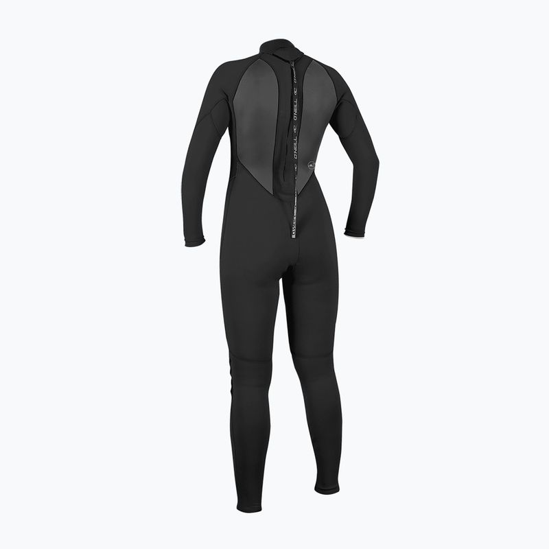 Women's swimming wetsuit O'Neill Reactor-2 5/3 mm Back Zip Full black 2