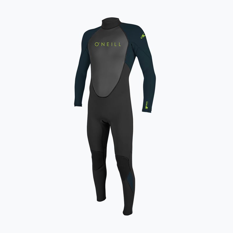 Children's wetsuit O'Neill Youth Reactor-2 3/2 mm Back Zip Full black/slate