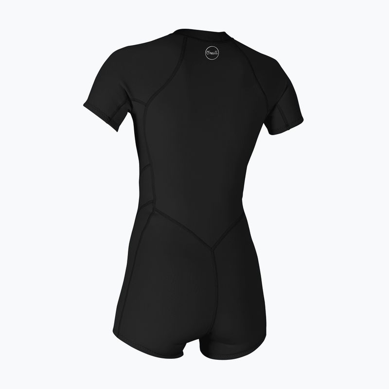 Women's wetsuit O'Neill Bahia 2/1 mm Front Zip Spring black 2