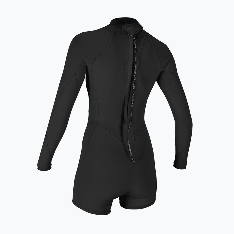 Women's wetsuit O'Neill Bahia 2/1 mm Back Zip Spring black/black/black 2