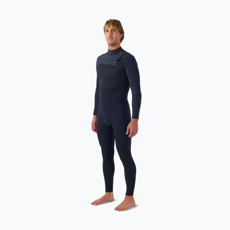 Men's swimming wetsuit O'Neill Hyperfreak 5/4+ mm Chest Zip Full black/black 3