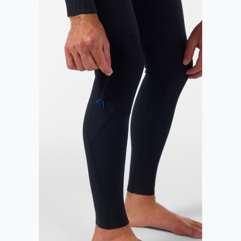 Men's swimming wetsuit O'Neill Hyperfreak 5/4+ mm Chest Zip Full black/black 8
