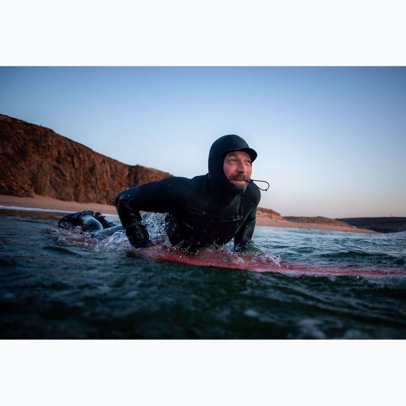 Men's swimming wetsuit O'Neill Hyperfreak 4/3+ mm Chest Zip with Hood black/black 5