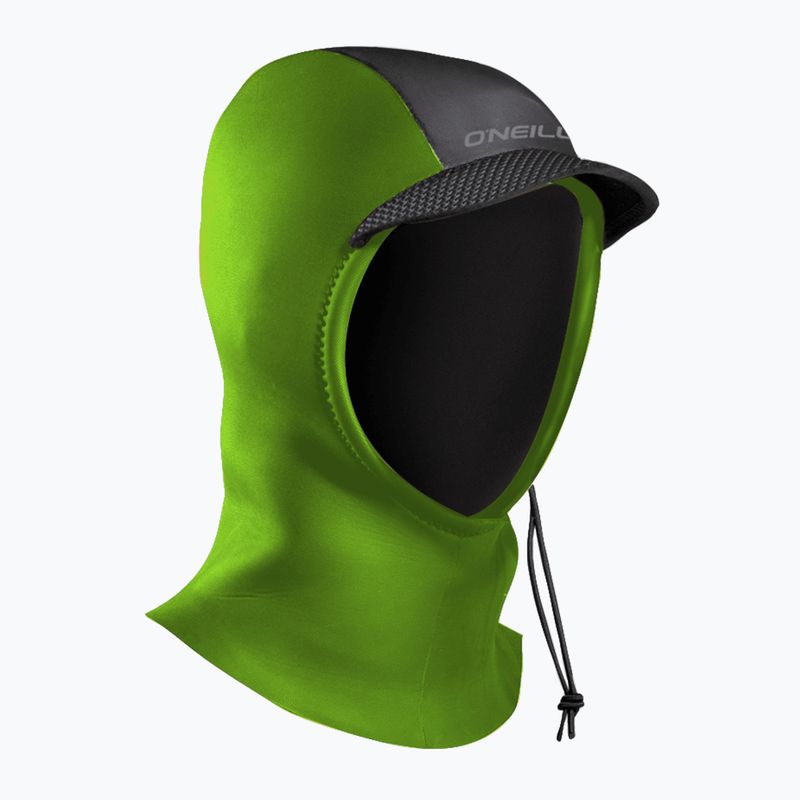 O'Neill Psycho 3mm dayglo green children's neoprene hood