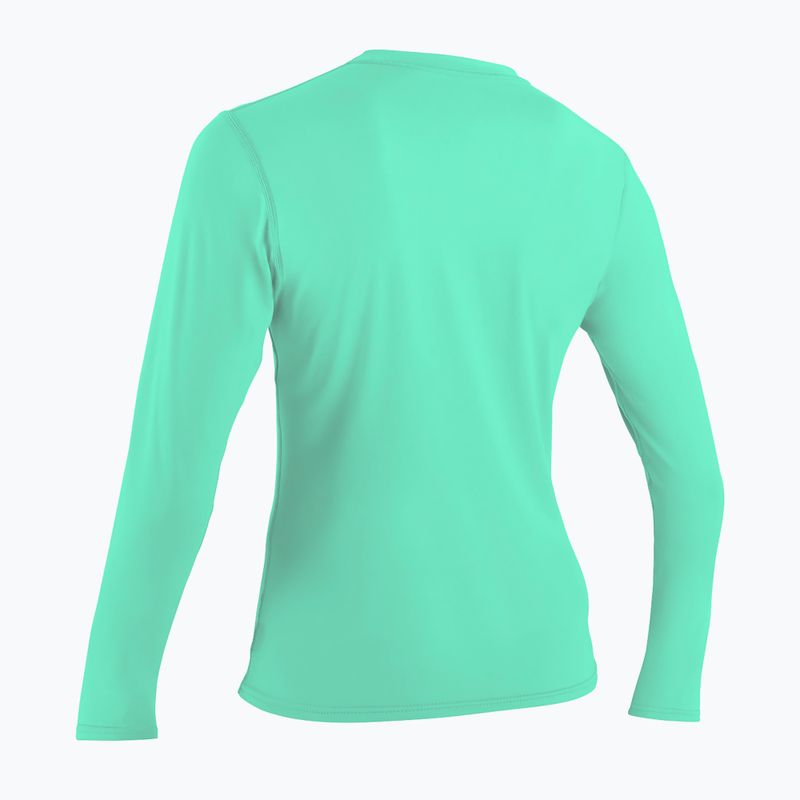 Women's swimming longsleeve O'Neill Basic Skins Sun Shirt light aqua 2