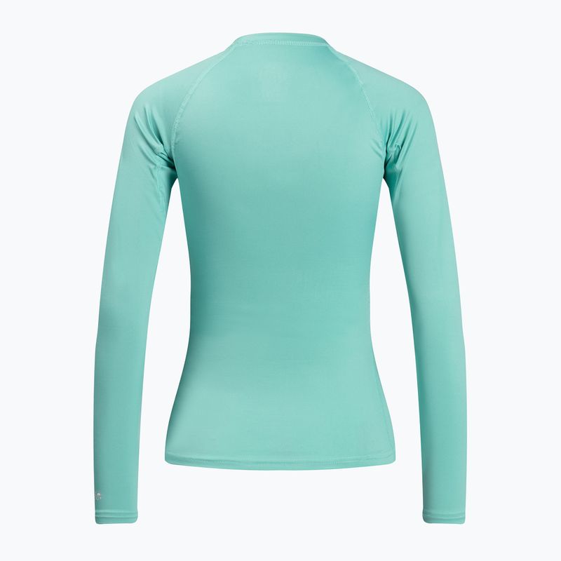 Women's swimming longsleeve O'Neill Basic Skins Rash Guard light/aqua 2