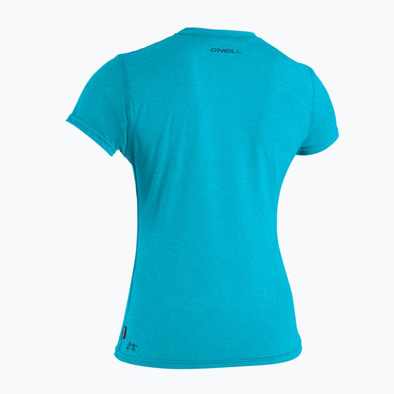 Swim top O'Neill Trvlr Hybrid Sun Shirt turquoise 2