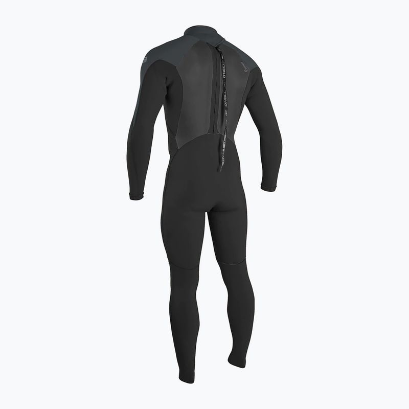 Men's O'Neill Epic 3/2 Back Zip Full Black Swim Foam 2