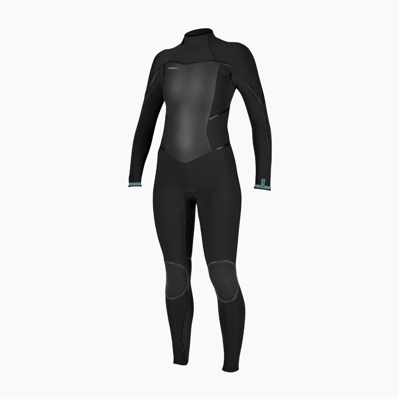 Women's O'Neill Psycho Tech 5/4+ Back Zip Full Black Neoprene Foam