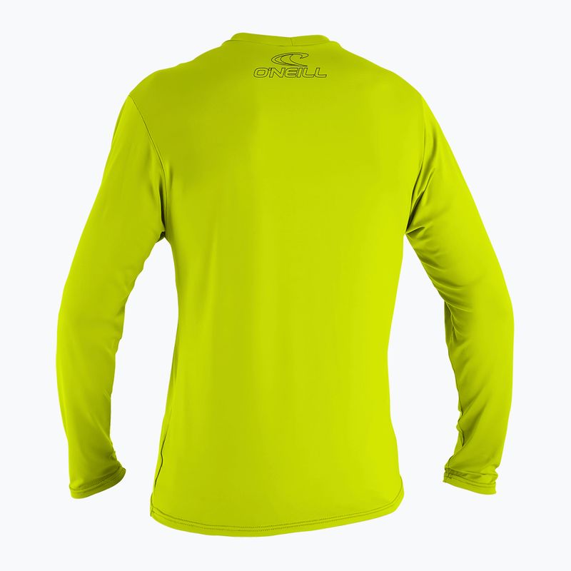 O'Neill Youth Basic Skins Sun Shirt lime swimming longsleeve 2