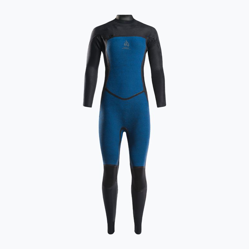 Women's O'Neill Ninja 3/2 Chest Zip Full Swim Foam Black 5472 4