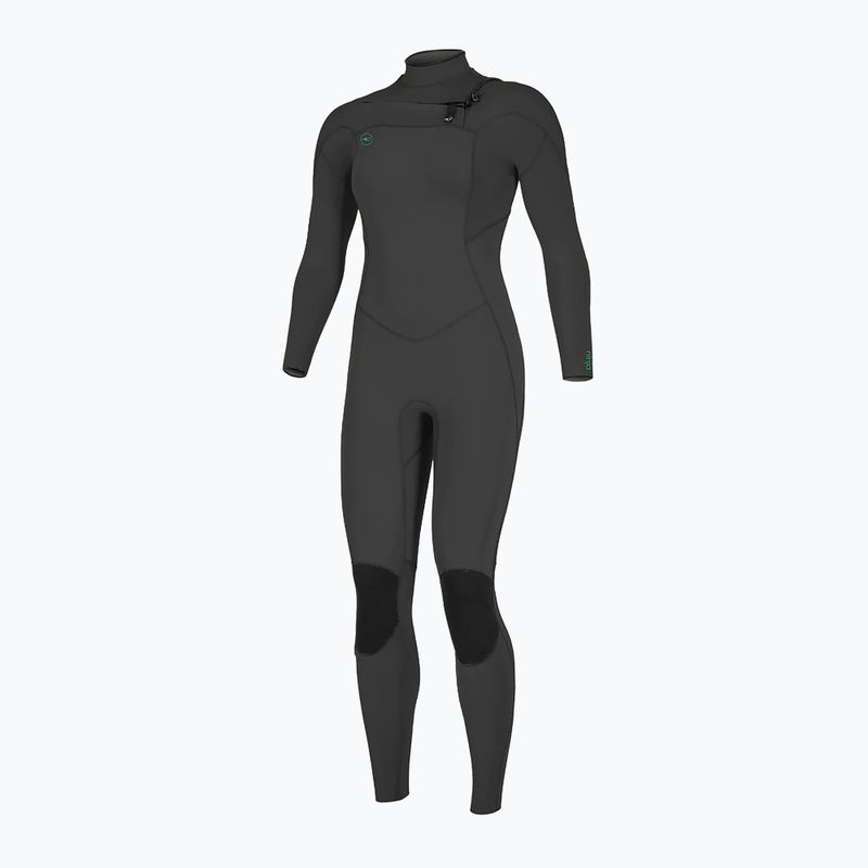 Women's O'Neill Ninja 3/2 Chest Zip Full Swim Foam Black 5472 6