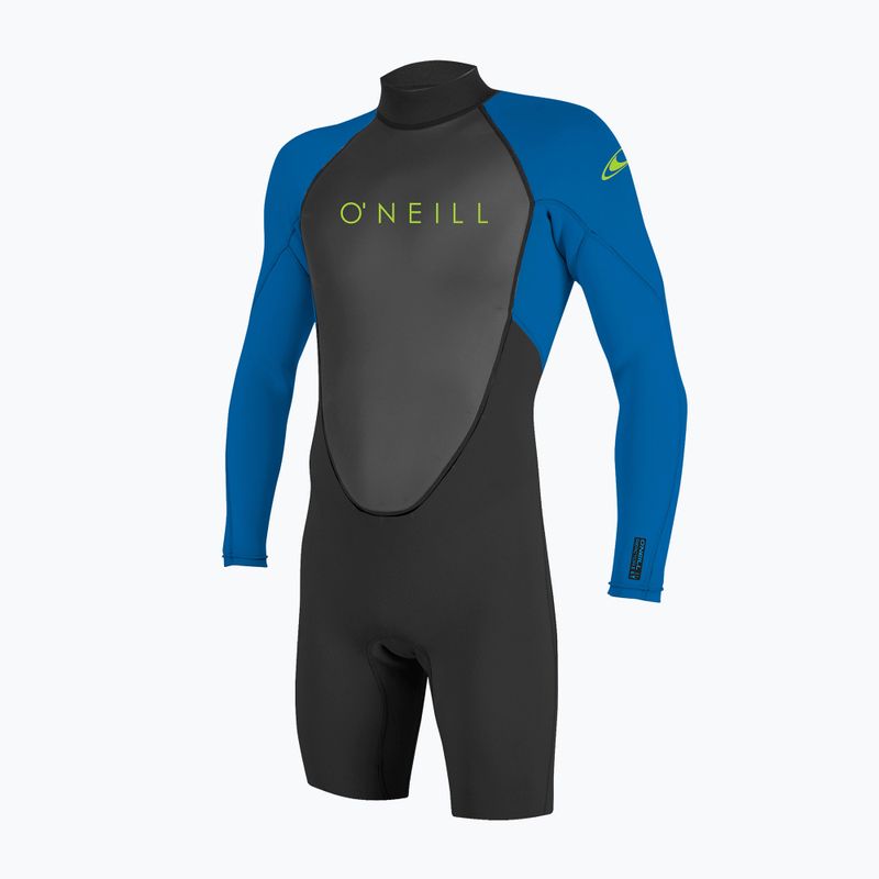 Children's wetsuit O'Neill Youth Reactor-2 2mm Back Zip LS Spring black/ocean